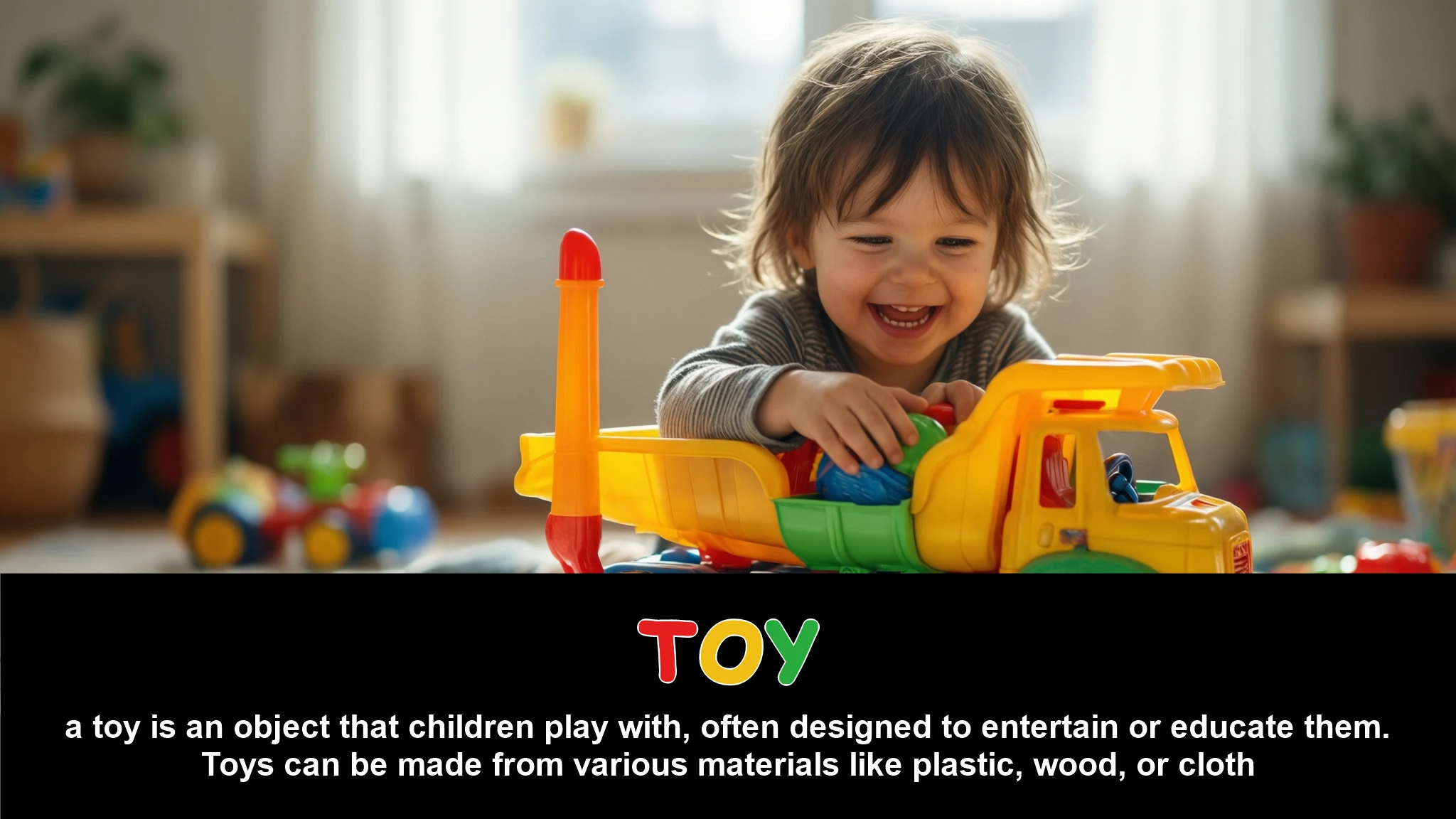 English Illustration for toy